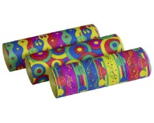 Luftschlangen sortierte Motive 4 m, 3 Rollen