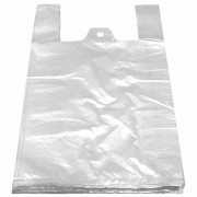 Hemdchentragetaschen HDPE wei� 400+200x600mm, extra stark, 50 Stk.