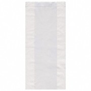 Papierfaltenbeutel wei 15+7 x 42 cm fr ca. 3kg Inhalt, 1000 Stk.