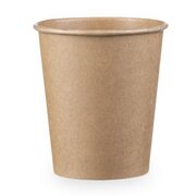 Kaffeebecher Coffee To Go  Pappbecher 100% ohne Kunststoff braun 200ml, 50 Stk.
