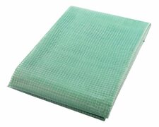 Gitterplane 3,00 x 8,00 m transparent mit grnem Gitter 250 g/m mit Nagelrand verstrkt gefaltet UV-stabil