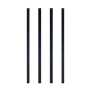 Trinkhalme aus Papier dick, schwarz 8mm 21cm, 500 Stk.