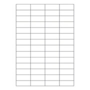 Etiketten Labels selbstklebend wei 52.5 x 21.2mm auf DIN A4, 5600 Stk.