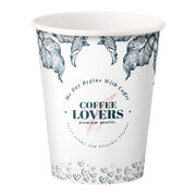 Kaffeebecher CoffeeToGo Pappbecher Design COFFEE LOVERS 200ml, 50 Stk.