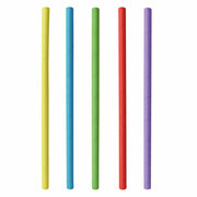 Papiertrinkhalme Shake-Halme Kaltgetrnke 25 cm  8 mm farbig sortiert, 100 Stk.