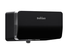 Satino Hyginity Doppelrollen Toilettenpapierspender,  System MT1, 30,1 cm �15,9 cm � 18,6 cm, schwarz