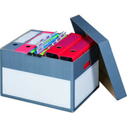 Archivbox mit Deckel 414x331x266mm anthrazit