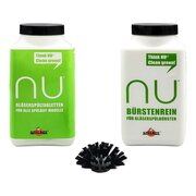 Splboy Reinigungsset Glserspltabletten, Brstenrein & Standard-Brstenkopf