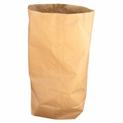 Papierscke Papierbeutel kompostierbar  70L | 550x850+200mm 2-lagig stark braun, 25 Stk.