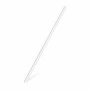 Papiertrinkhalme gerade wei 200 mm,  6 mm, 25 Stk.