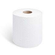 Papierputztuchrolle 2-lagig geprgt wei 18cm 19cm x 100m, 400 Blatt FSC-Mix, 6 Stk.