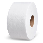Toilettenpapier mit Perforation Tissue 2-lagig 18cm 100m Klopapier wei 12 Rollen