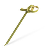 Fingerfood Spiee Knoten aus Bambus, 6cm, 100 Stk.