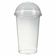 Smoothiebecher Dessertbecher + Domdeckel 500 ml 95mm, PET, glasklar, 50 Stk.