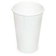 Hei- und Kaltgetrnkebecher Pappbecher wei 250ml 330ml,  80mm, 50 Stk.