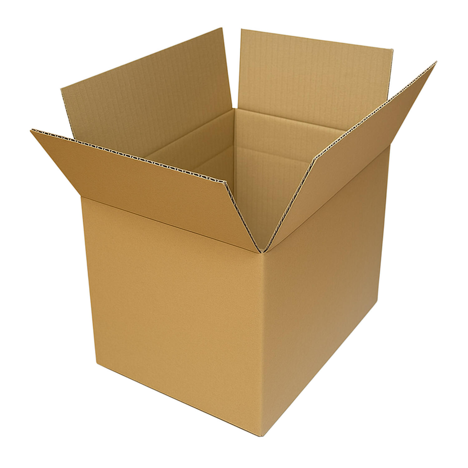 Faltkarton  305x215x(165)-220mm mit variabler Hhe 1-wellig Dickwelle braun Din A4