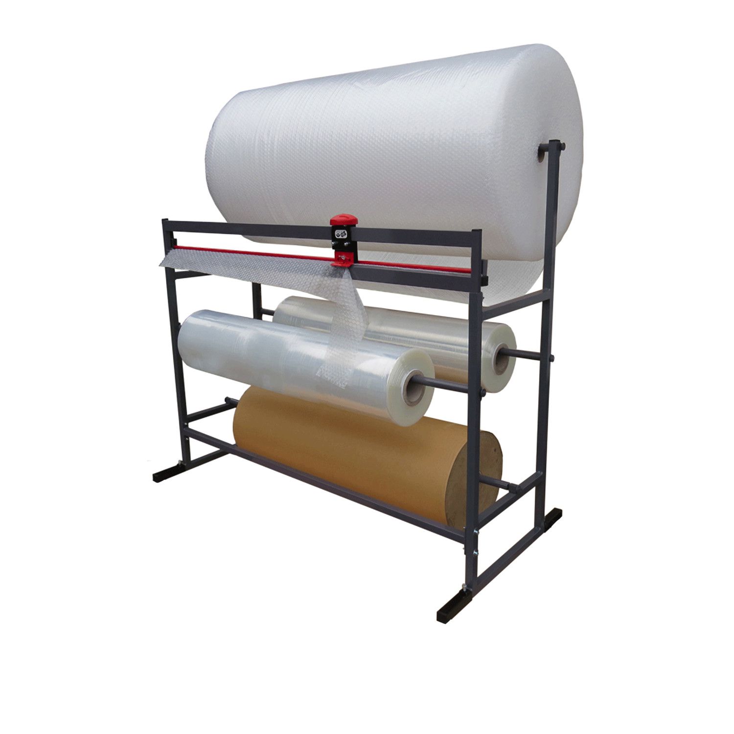 Vierfach Schneidst�nder f�r 4 Rollen, 1 Schneidvorrichtung, feststehend, 100cm