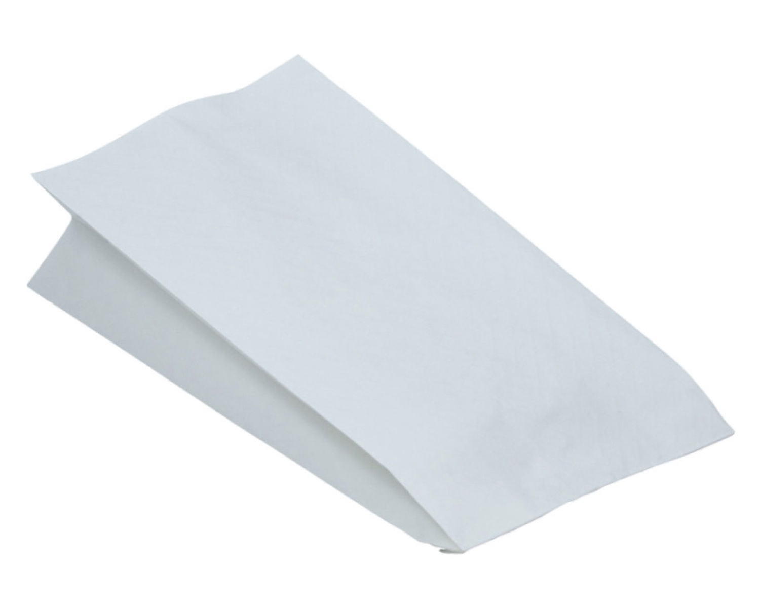 Papierbeutel fettdicht wei� ohne Druck, 15+8 x 30 cm, 100 Stk.