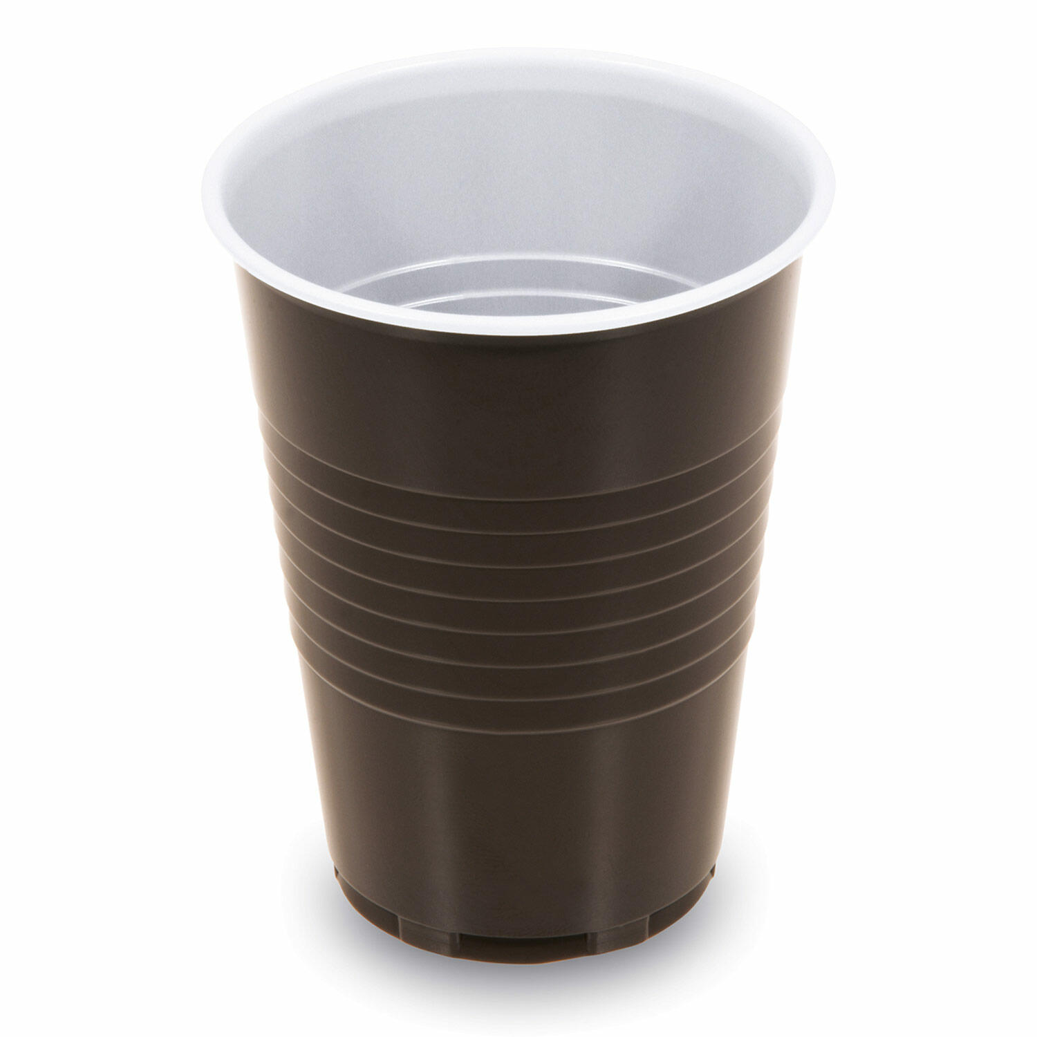 Automatenbecher braun-wei� 180 ml, � 70 mm PS, 100 Stk.