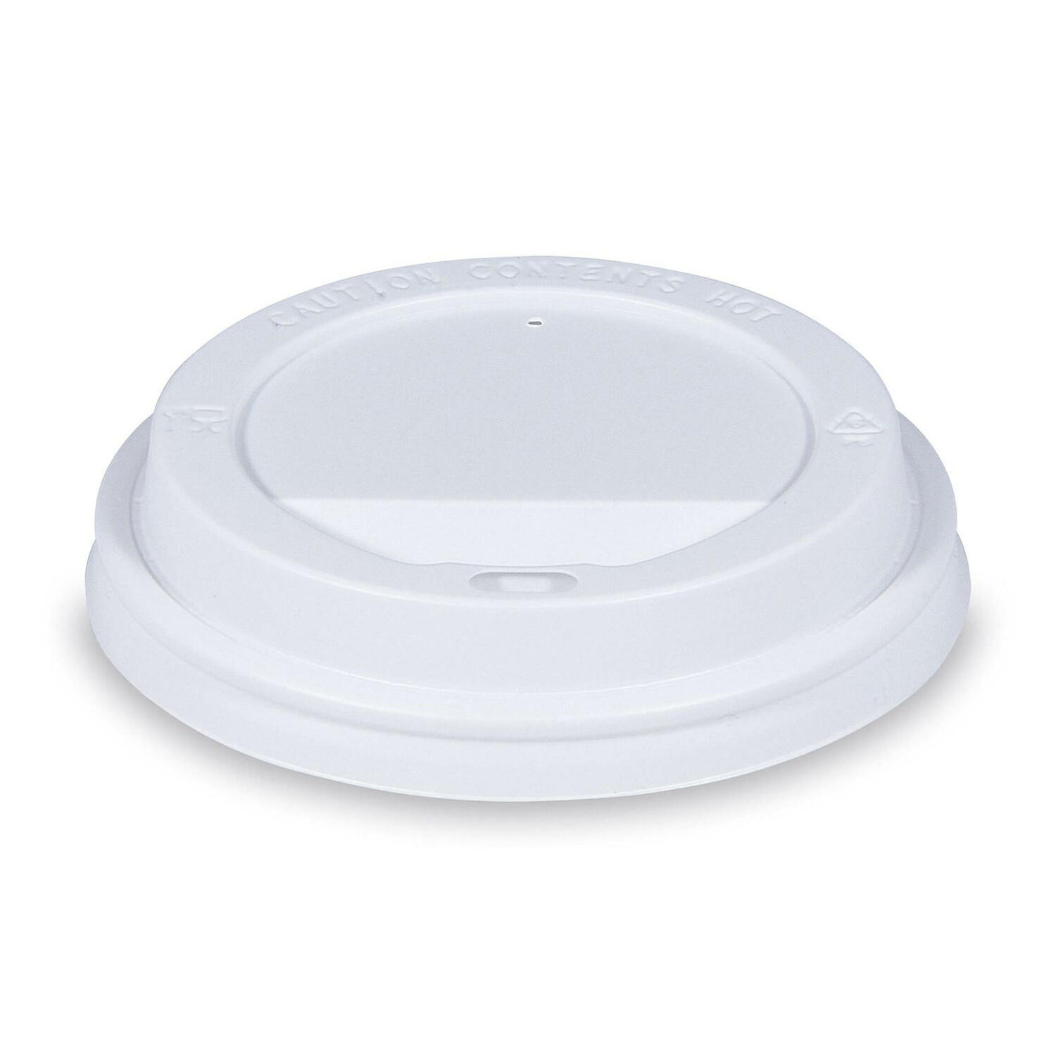 Domdeckel wei� f�r Pappbecher WX-762.. WX-766.. WX-768.. mit 90 mm �, 100 Stk.