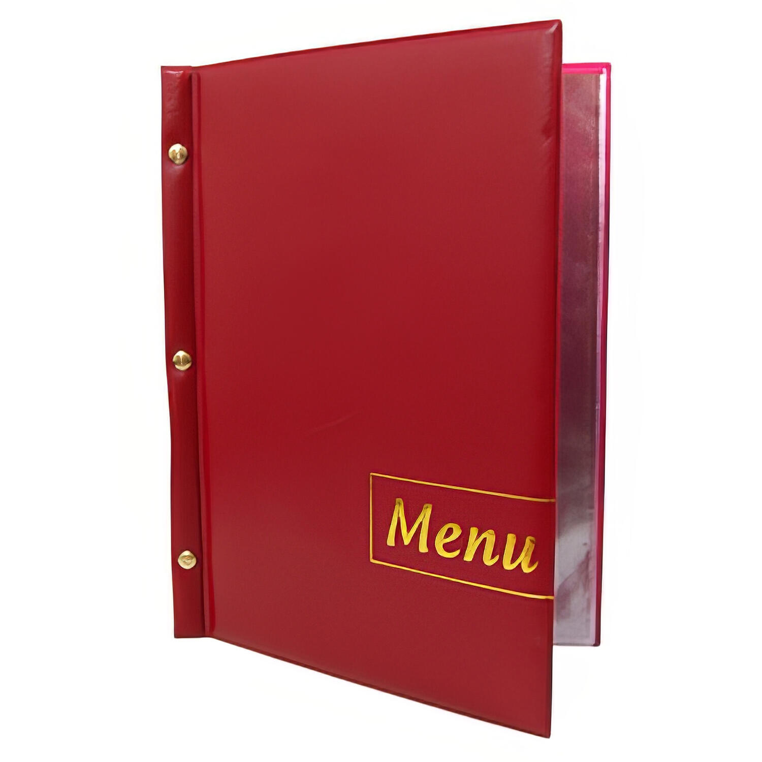 Speisekarte (PVC) Menu weinrot, 8 Seiten, A5, 1 Stk.