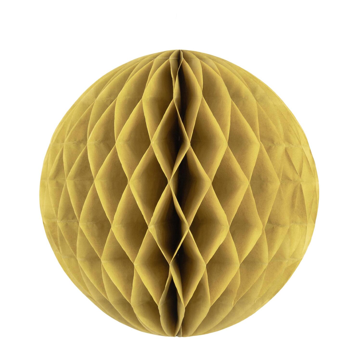 Wabenball aus Papier schwer entflammbar gold �35cm, 1 Stk.