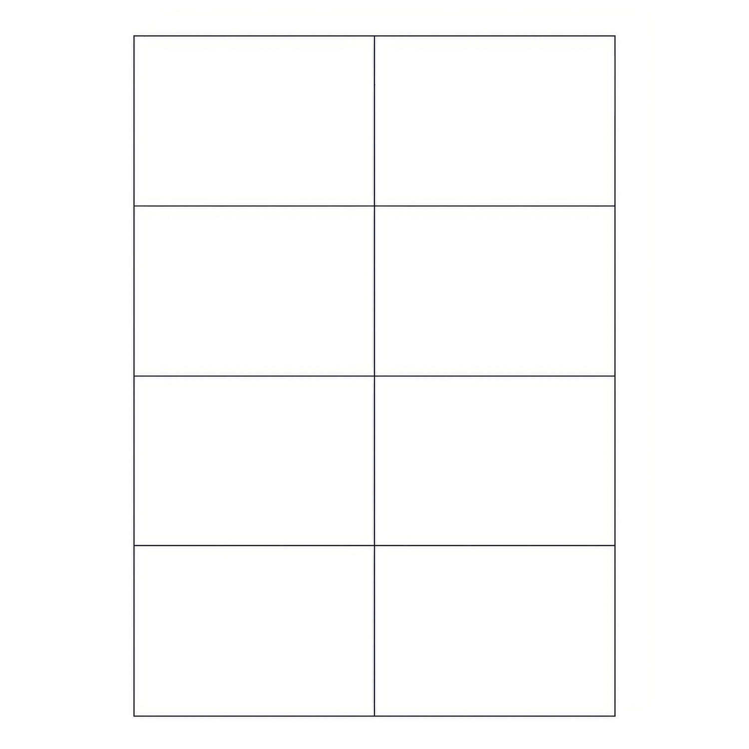 Etiketten Labels selbstklebend wei 105 x 74mm auf DIN A4, 800 Stk.