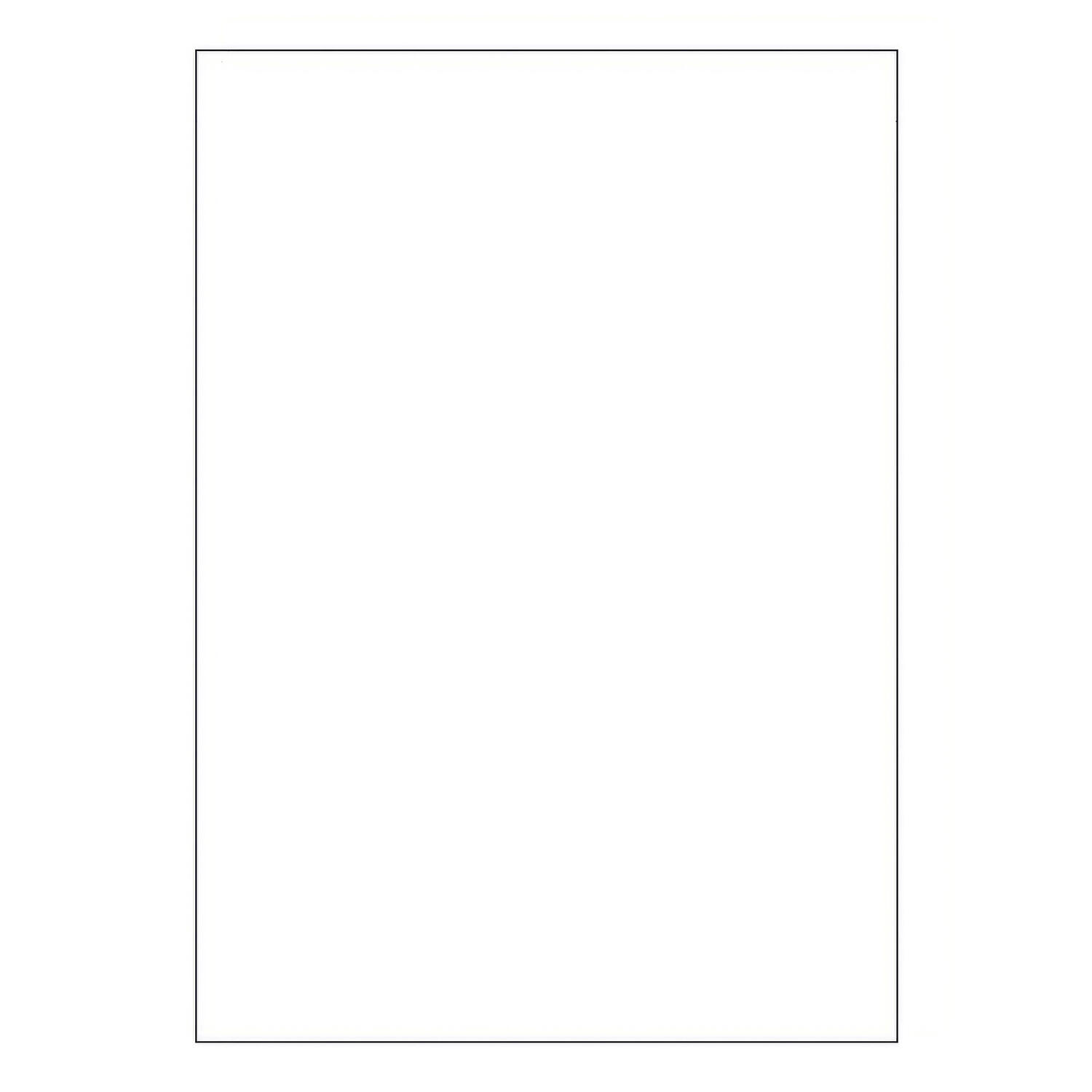 Etiketten Labels selbstklebend wei� 210 x 297mm auf DIN A4, 100 Stk.