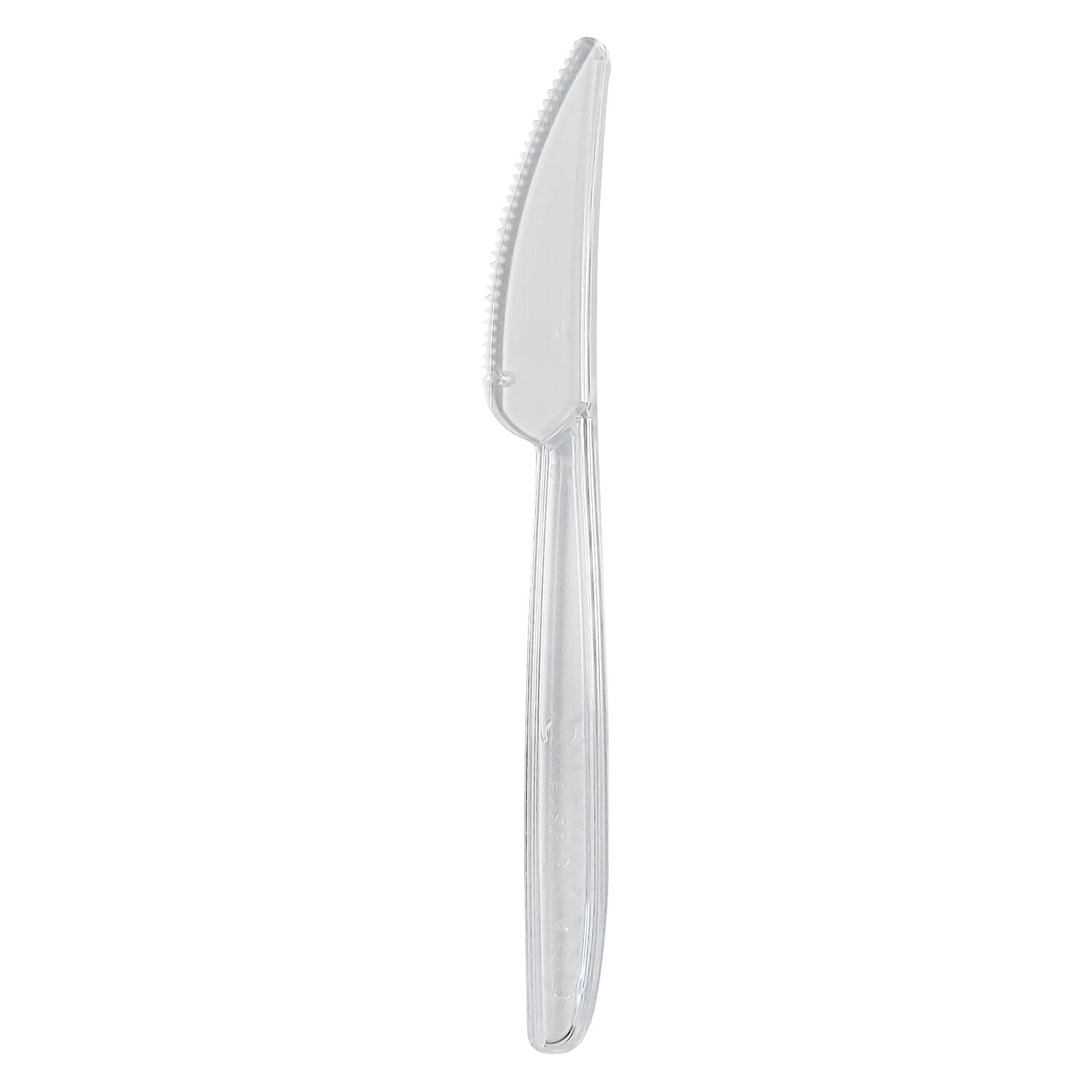 Messer Mehrweg splmaschinengeeignet PS 18cm transparent,  50 Stk.