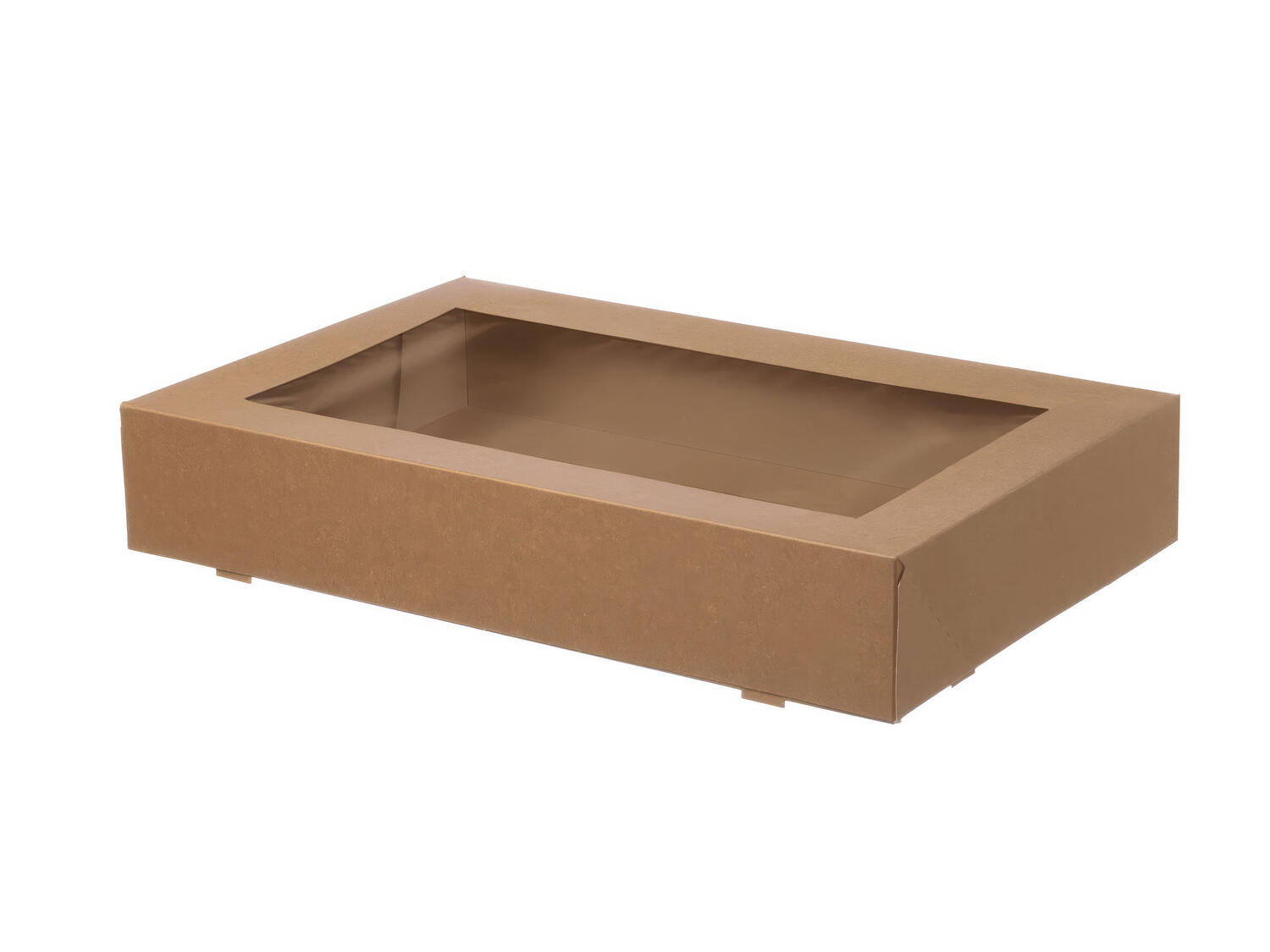 Fensterkarton Cateringkarton Geschenkkarton Transportkarton mit Sichtfenster 55 x 37,5 x 8 cm