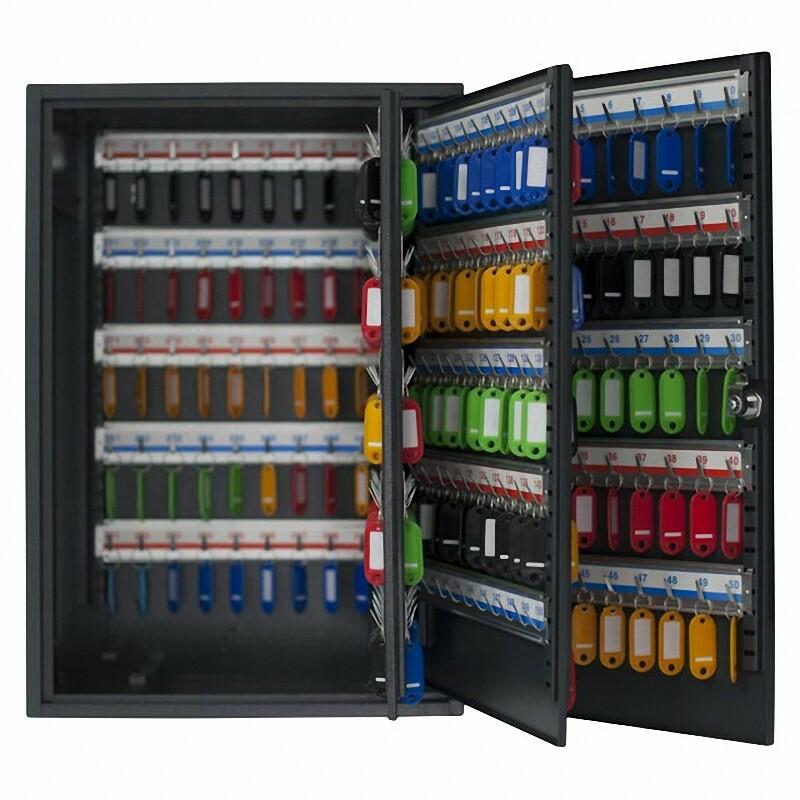 Schl�sselkasten Deluxe f�r 300 Schl�ssel inkl Anh�nger und Einwurfschlitz