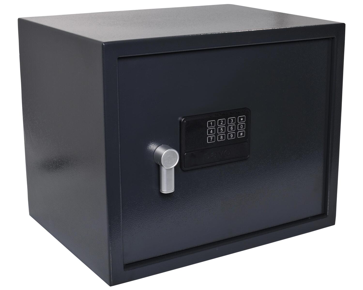 Tresor Safe 43x35x33 cm mit elektronischem Zahlenschloss f�r Tisch/Wandmontage anthrazit