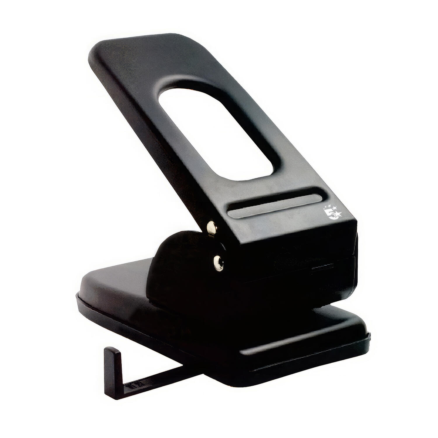 Profi B�rolocher mit Anschlagschiene f�r 65 Blatt robustes Geh�use, schwarz