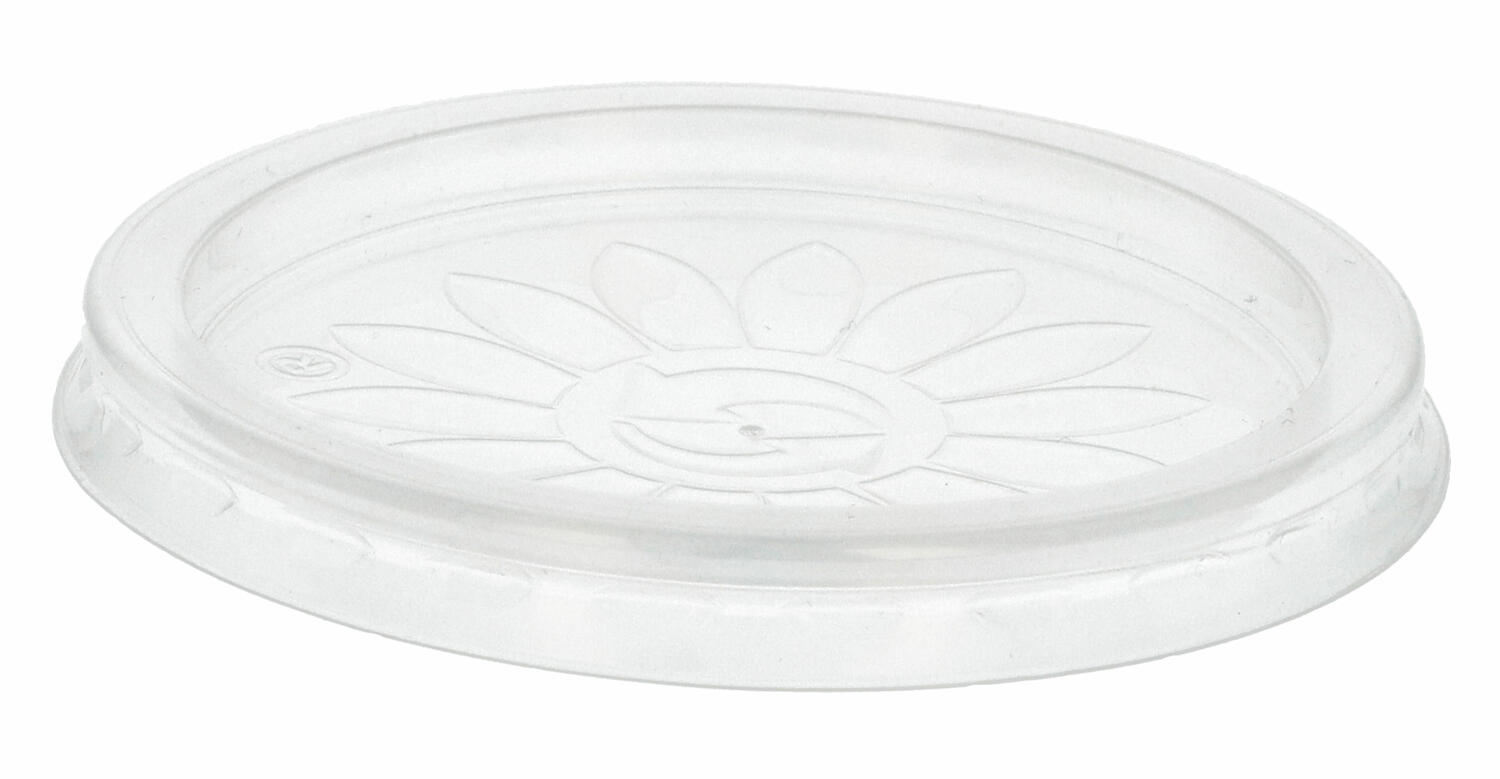 Deckel aus PP f�r Mehrweg Suppenbecher  � 11,5 cm transparent, 25 Stk