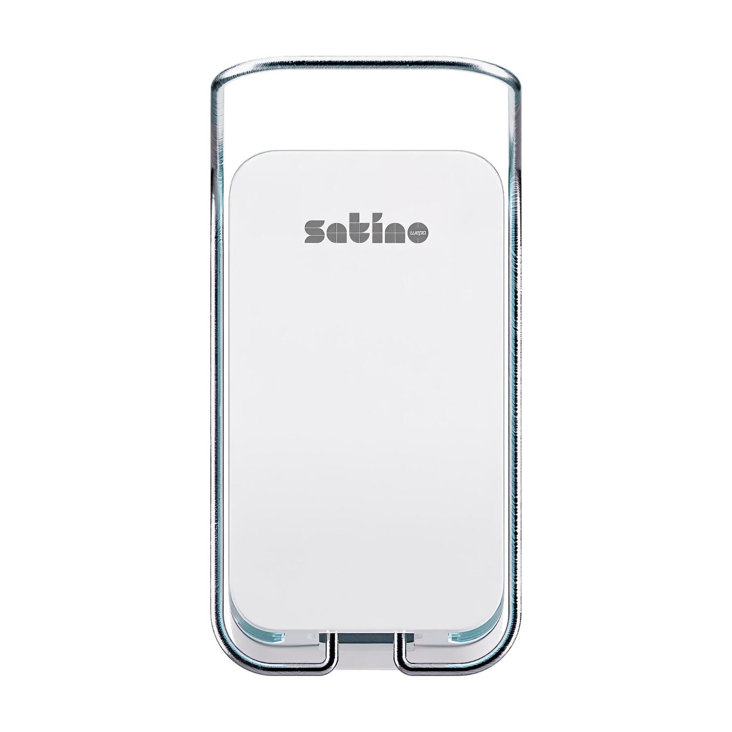 Satino Hyginity Clean&Care Seifenspender 500 ml, System SF2, 26,1 cm x 12,2 cm x 11,7 cm, manuell, wei�