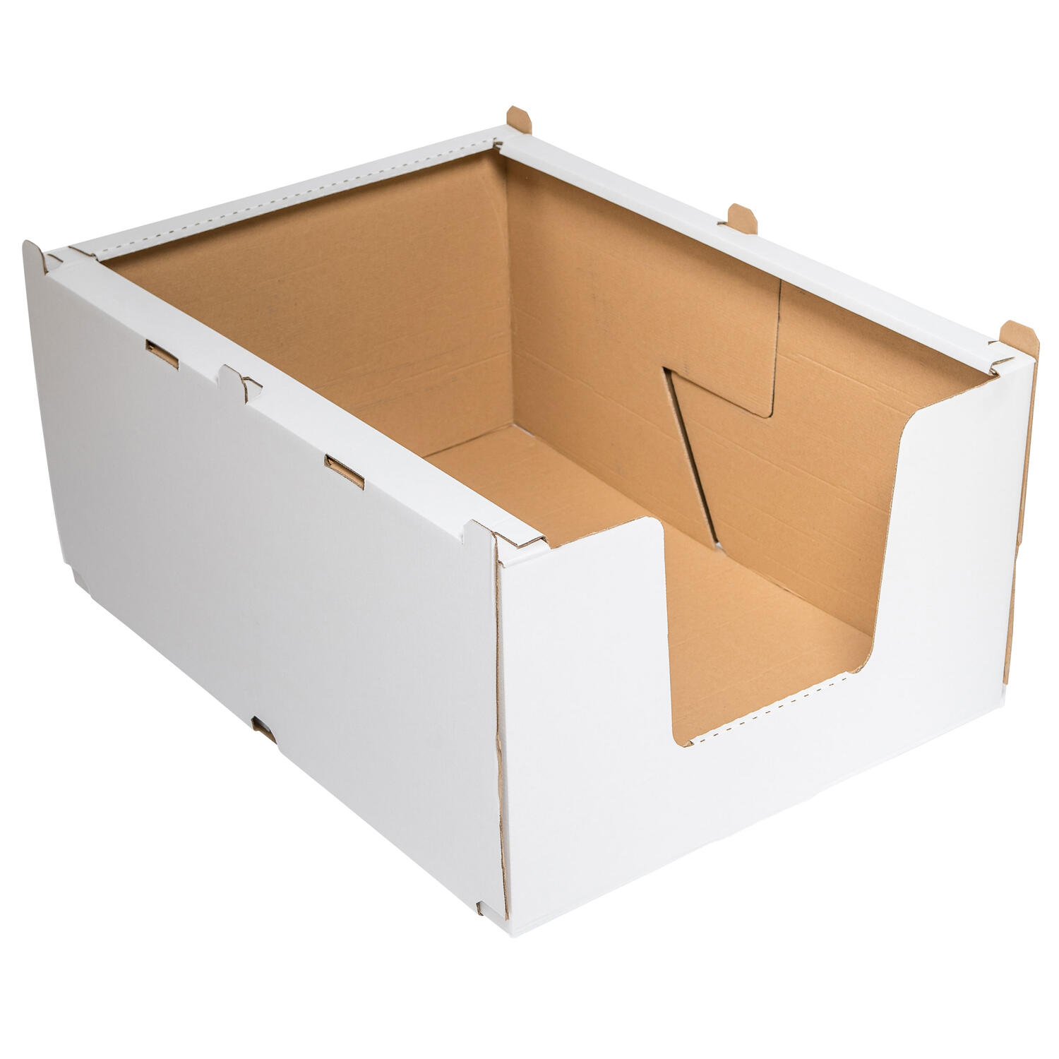 Stapelbeh�lter Regalkarton aus Wellpappe S 380x360x200mm stapelbar robust