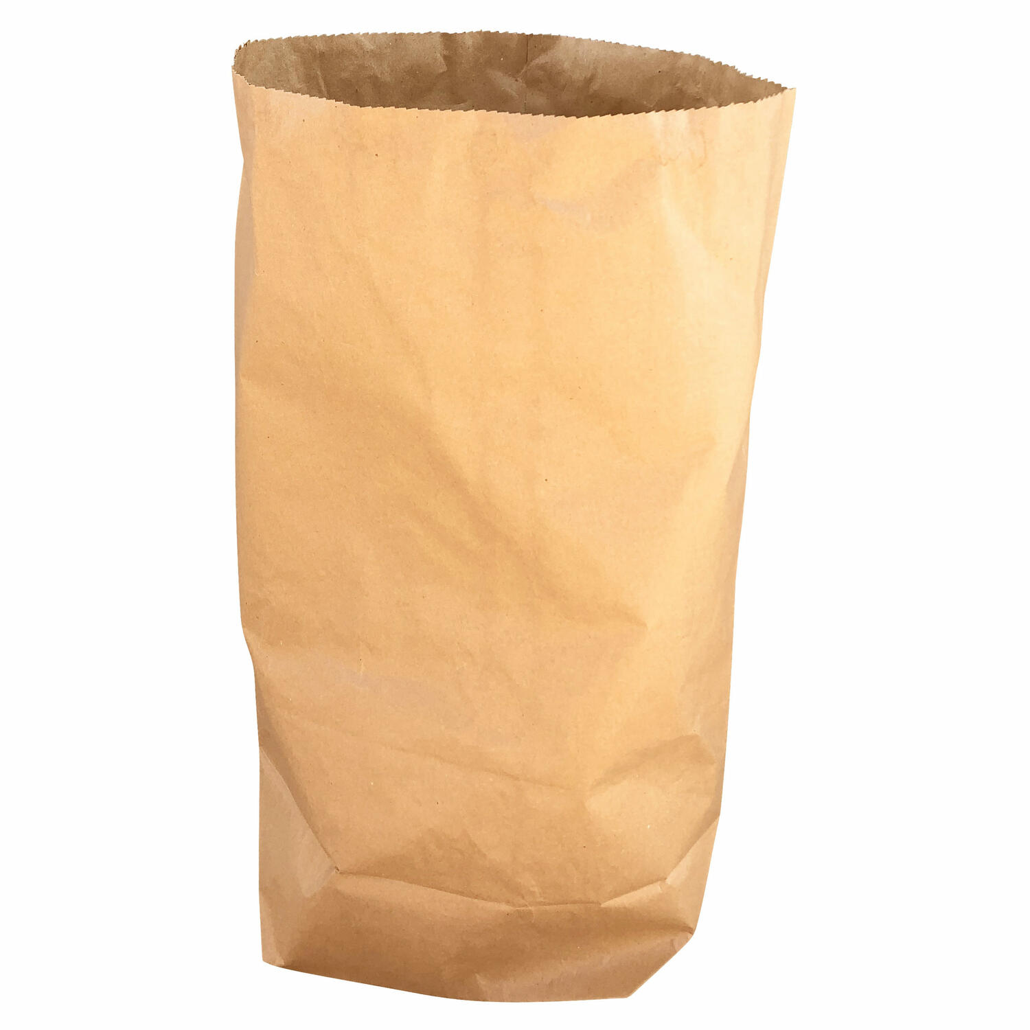 Papierscke Papierbeutel kompostierbar  70L | 550x850+200mm 2-lagig stark braun, 25 Stk.