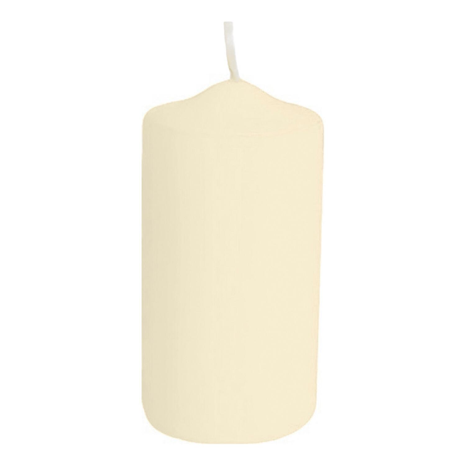 Stumpenkerzen � 50 x 100 mm, 15 Stunden Brenndauer, champagner, 4 Stk.