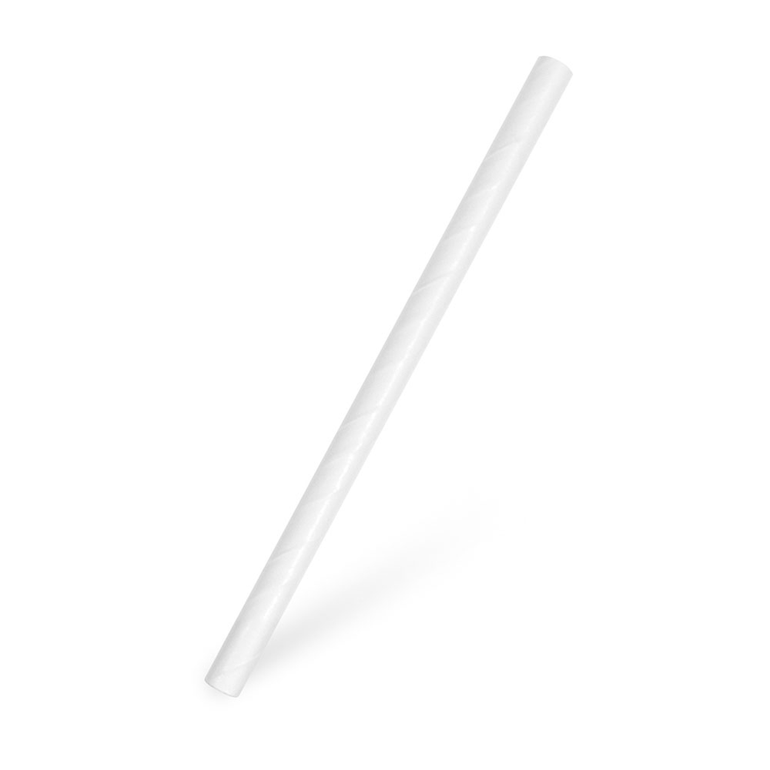 Papiertrinkhalme JUMBO wei� 150 mm � 8 mm, 100 Stk.