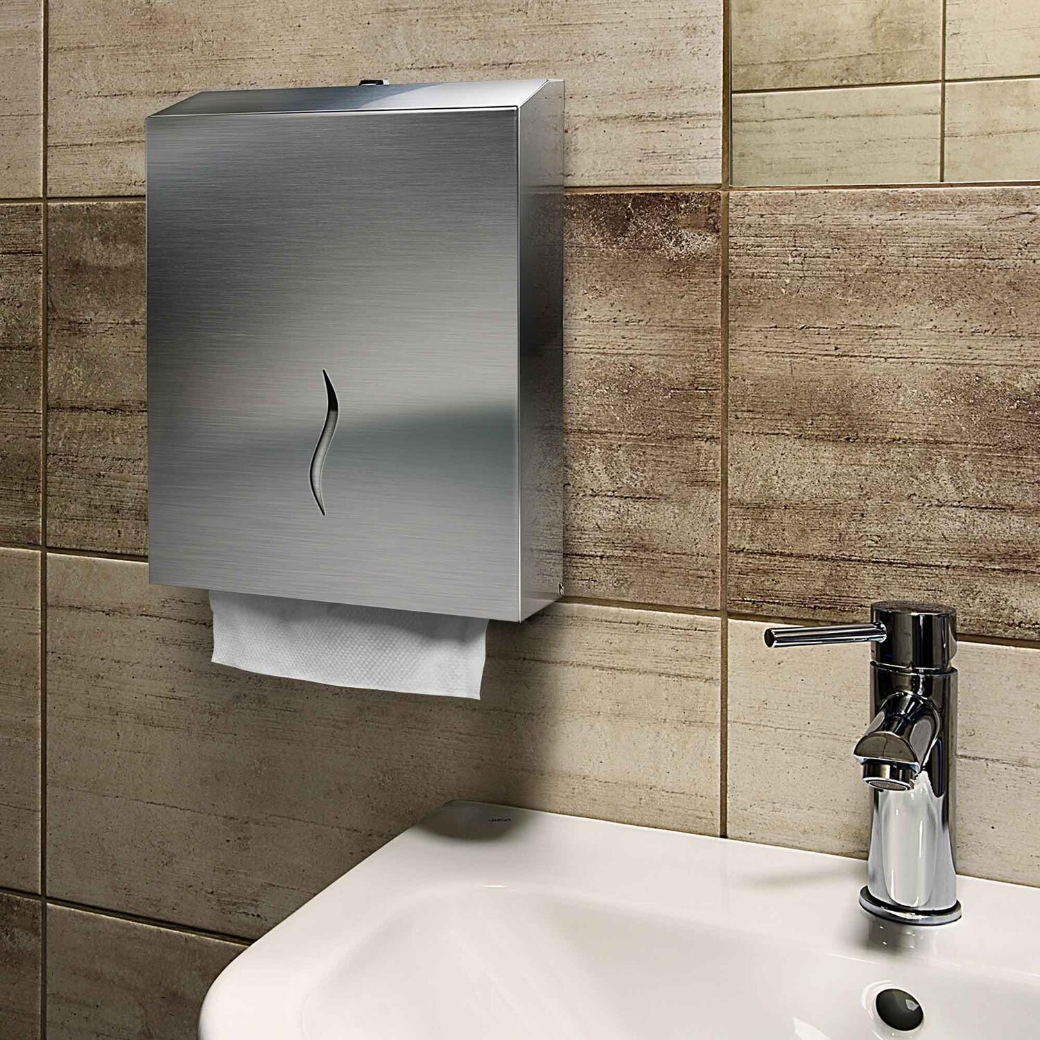 Falthandt�cher Papierhandtuch 23x21cm 1-lagig wei� Zick Zack V-Falz, 4000 Stk.