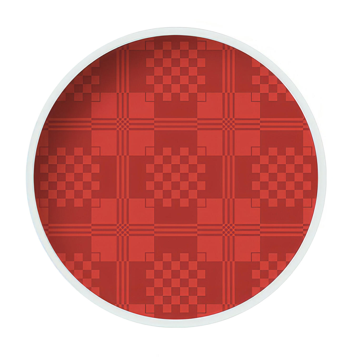 Damasttischdecke Tischtuch aus Papier, gerollt 1,20m x  8m, rot