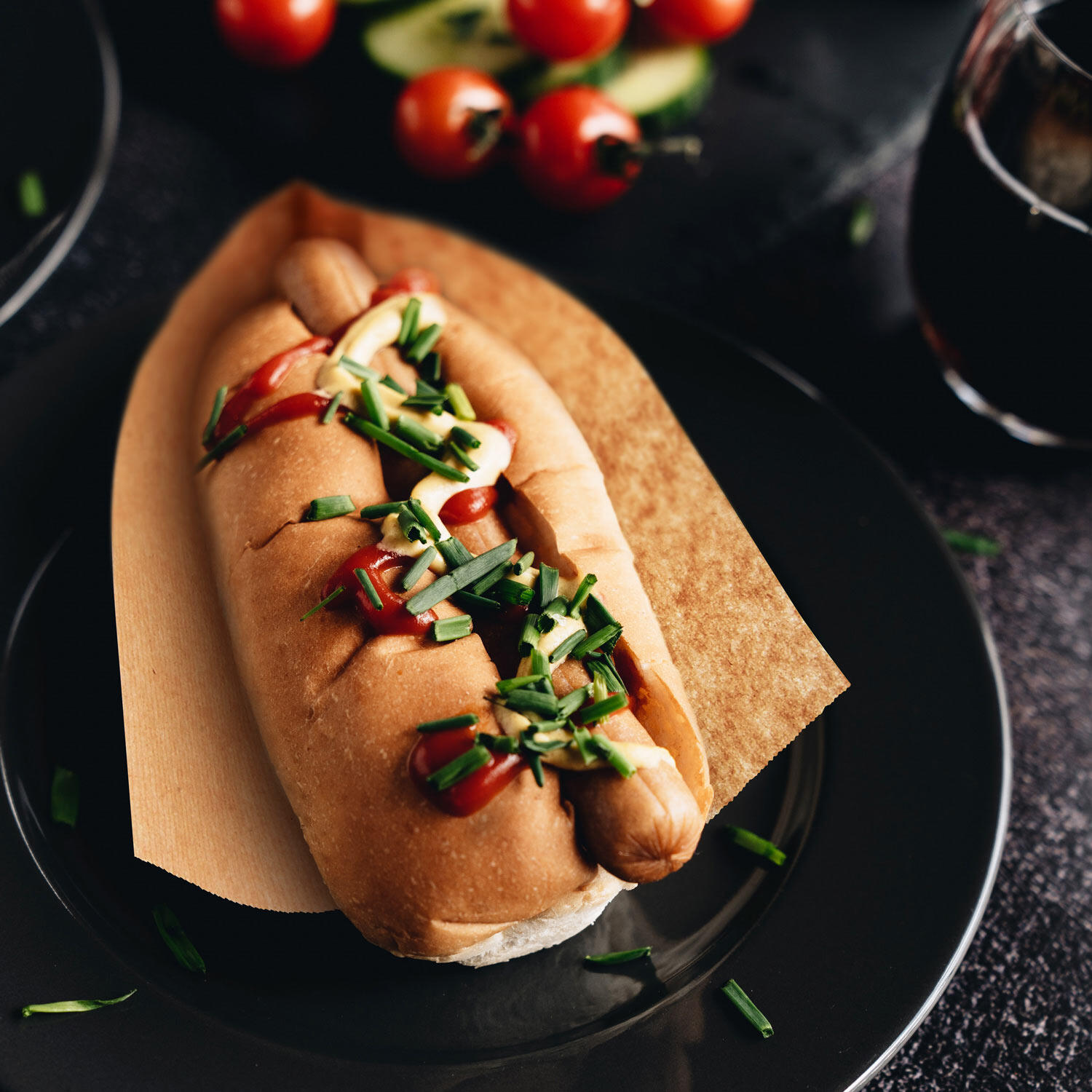 Papierbeutel braun ohne Druck f�r Hotdogs 19 x 10 cm, 500 Stk.