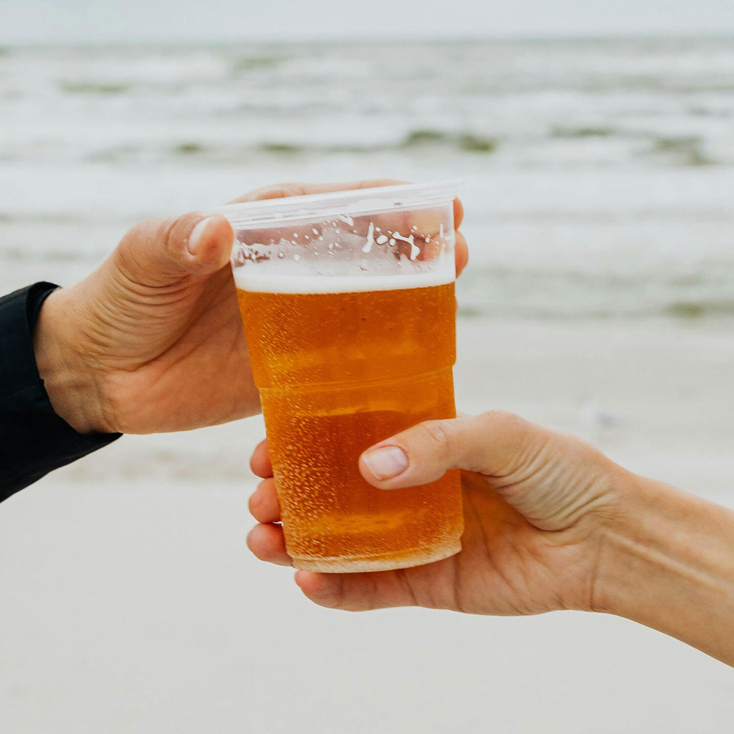 Trinkbecher transparent klar mit Eichstrich 0,4l PP, 50 Stk.