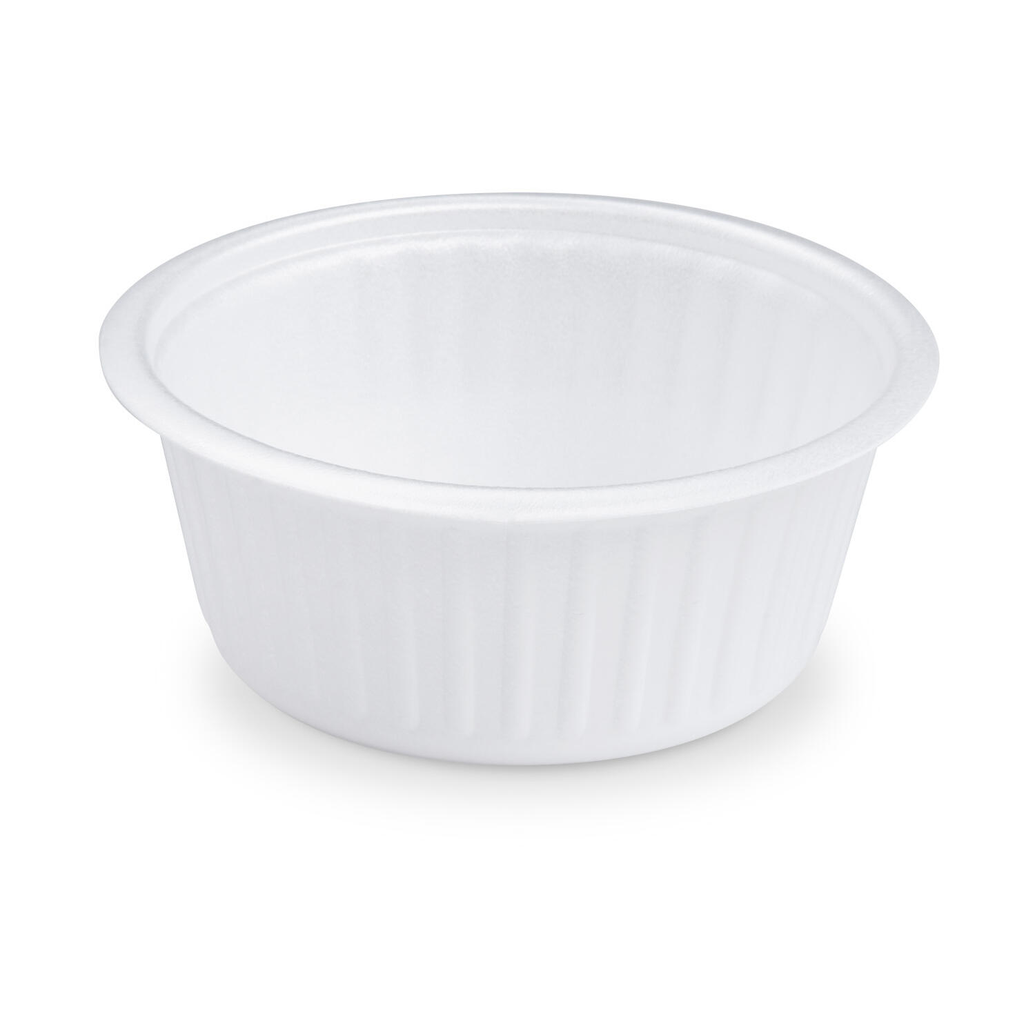 Thermobeh�lter rund | gesch�umt aus XPS wei� 400 ml, 50 Stk.