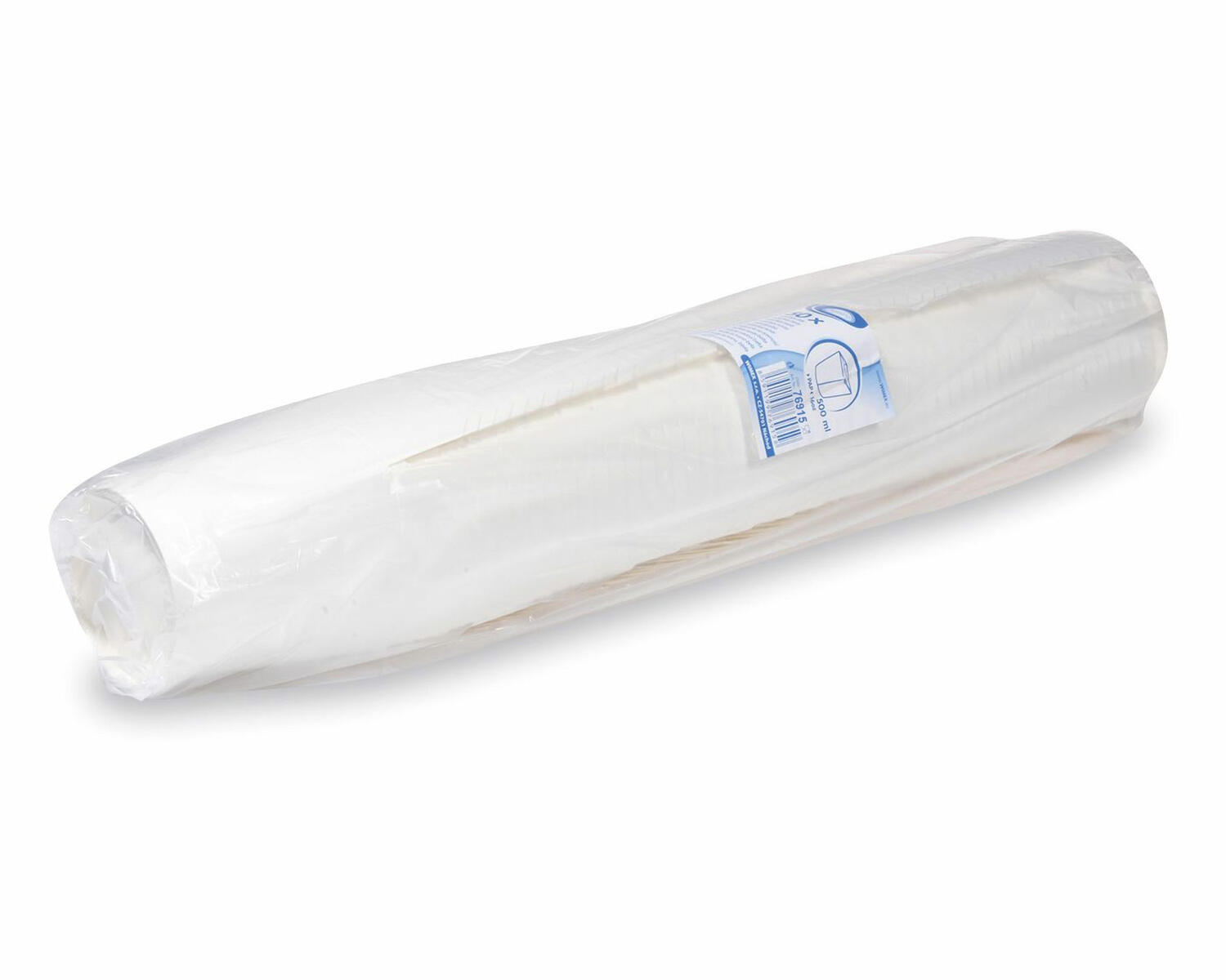 Food Box Take Away Box  80x73x100mm 500ml aus Vollpappe beschichtet wei�, 50 Stk.