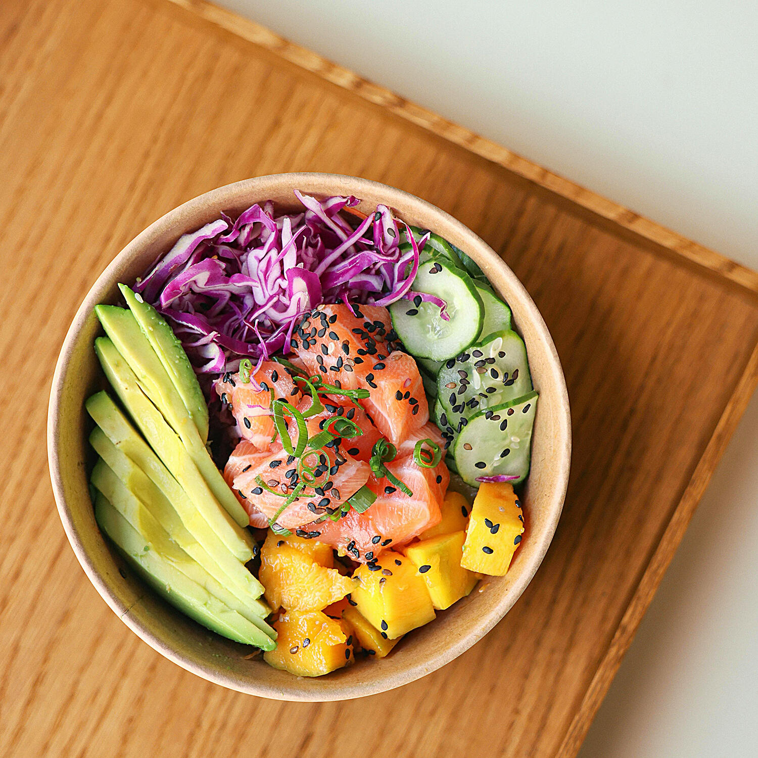 Salatschalen Feinkostschalen braun aus Pappe mit PE beschichtet 1000ml 150mm, 50 Stk.