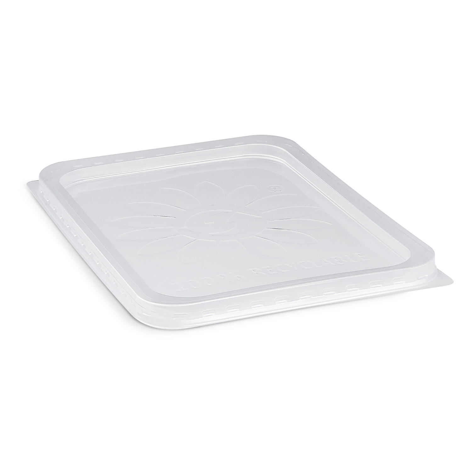 Deckel klar f�r PP Rechteckschalen WX-PP591, 50 Stk.