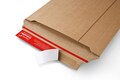 ColomPac Universalverpackung Wickelverpackung starke B-Welle 350 x 250 x -78mm mit Selbstklebeverschluss & Aufrei�faden