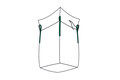 Big Bag  90x90x165cm mit Sch�rze SWL 1.250 kg