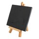 Mini-Staffelei mit Kreidetafel Naturstein aus Schiefer/Holz natur 10x12,5cm